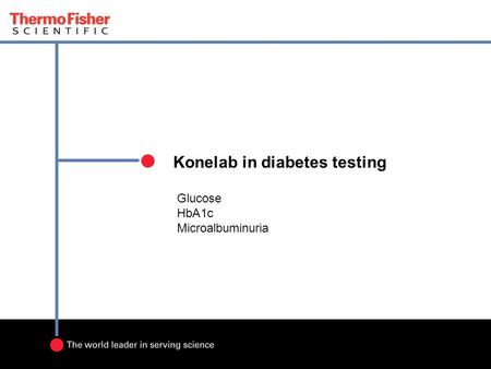 Konelab in diabetes testing