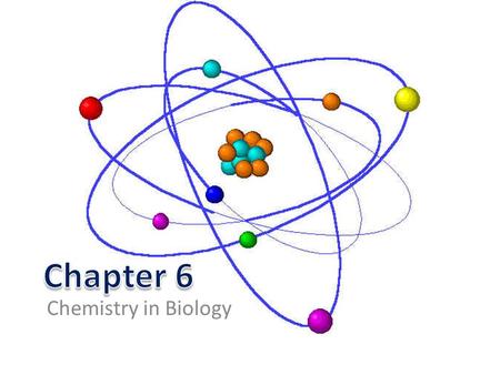 Chapter 6 Chemistry in Biology.