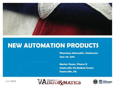 NEW AUTOMATION PRODUCTS OBJECTIVES