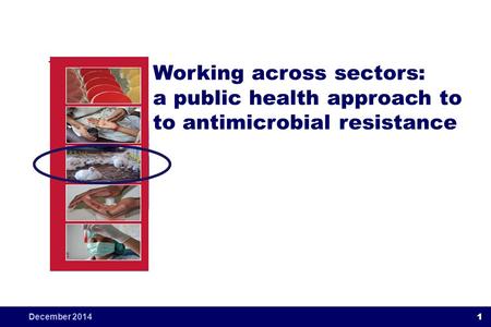 1 December 2014 Working across sectors: a public health approach to to antimicrobial resistance.