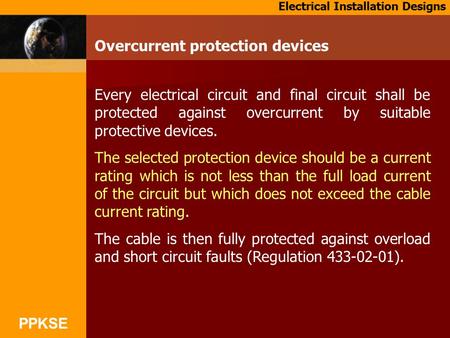 Overcurrent protection devices