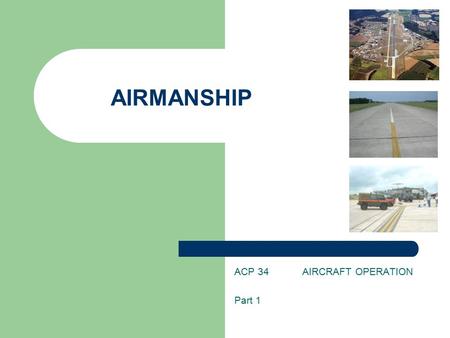 ACP 34 AIRCRAFT OPERATION Part 1