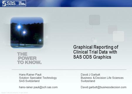 Graphical Reporting of Clinical Trial Data with SAS ODS Graphics