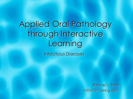 Applied Oral Pathology through Interactive Learning
