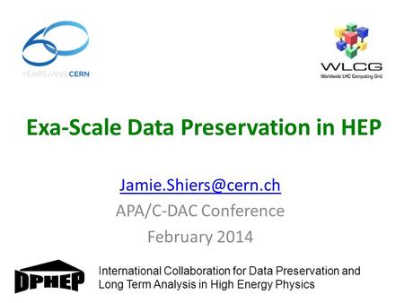 Exa-Scale Data Preservation in HEP