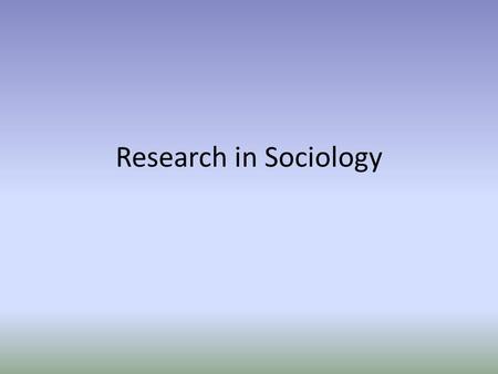 Research in Sociology. Research methods Factual or empirical questions only ask about the facts of an event and do not consider why or how the event occurs.