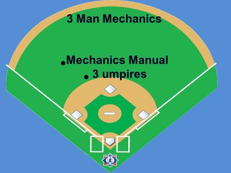 3 Man Mechanics Mechanics Manual 3 umpires 3 Man Mechanics