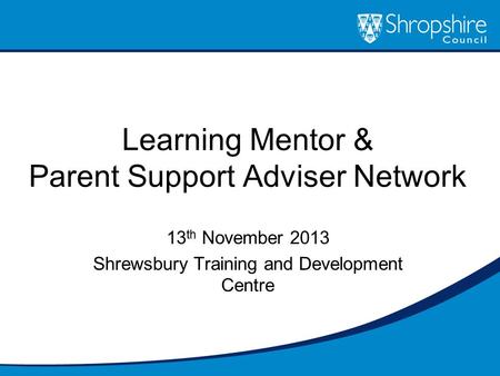 Learning Mentor & Parent Support Adviser Network
