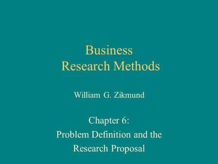 research problem in research methodology slideshare