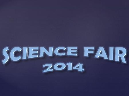 Science Fair 2014.