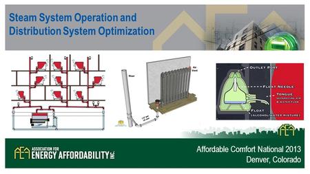 Steam System Operation and Distribution System Optimization Affordable Comfort National 2013 Denver, Colorado.