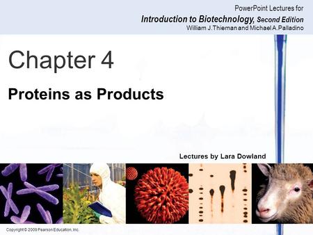 Chapter 4 Proteins as Products.