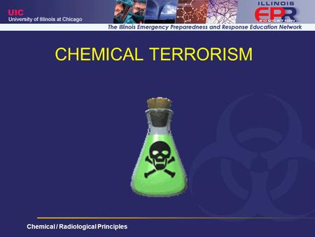 CHEMICAL TERRORISM This chemical terrorism case and discussion will focus on Nerve Agent exposure and toxicity.