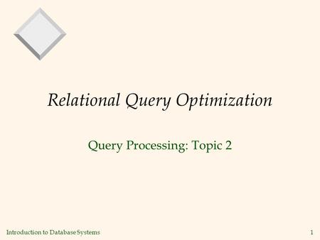 Database Applications (15-415) DBMS Internals- Part IX Lecture 21 ...