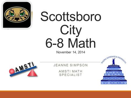 Scottsboro City 6-8 Math November 14, 2014