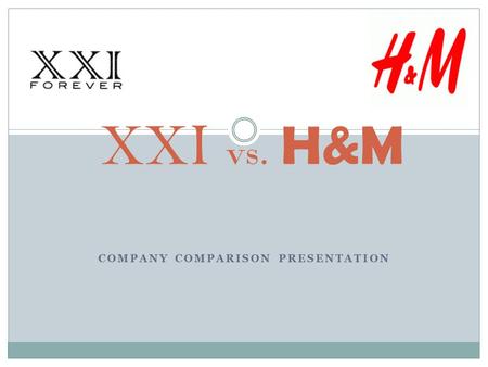 Company Comparison Presentation