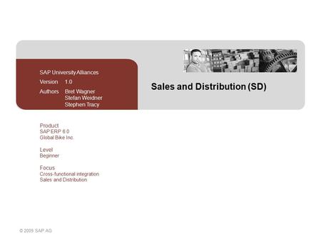 Sales and Distribution (SD)
