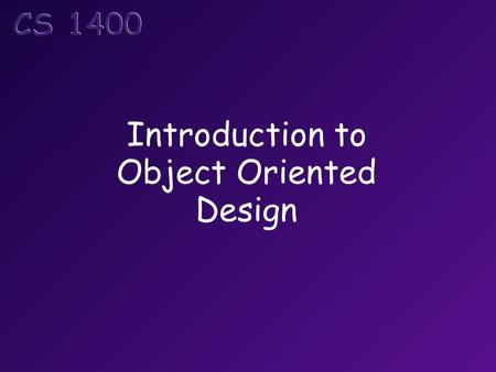 Introduction to Object Oriented Design. Topics Designing Your Own Classes Attributes and Behaviors Class Diagrams.
