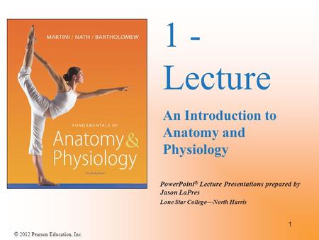 1 - Lecture An Introduction to Anatomy and Physiology.