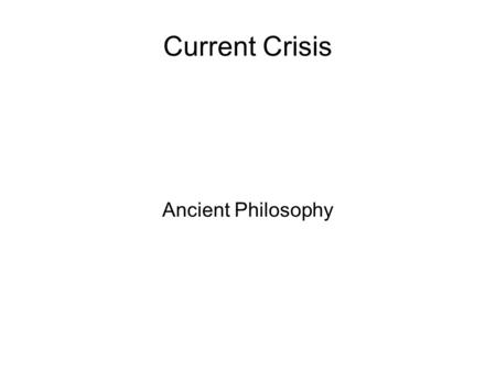 Current Crisis Ancient Philosophy. 1992-2000 economic growth averaged 4 percent per year and continued for a record 116 months The economy created the.