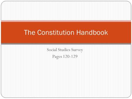 The Constitution Handbook