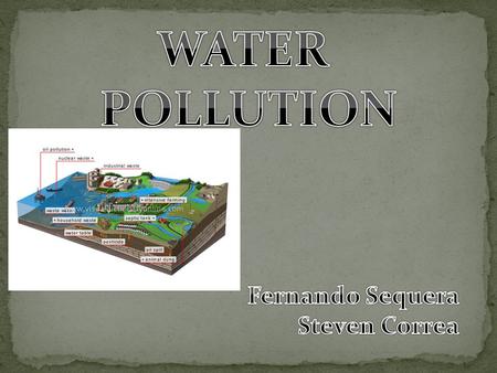 Water pollution is any change in water quality that can harm living organisms or make the water unfit for human uses Water pollution can come from a single.