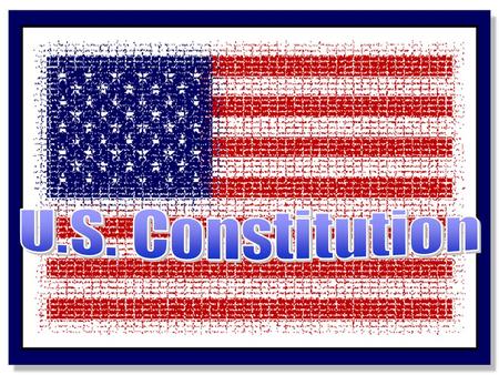 U.S. Constitution.