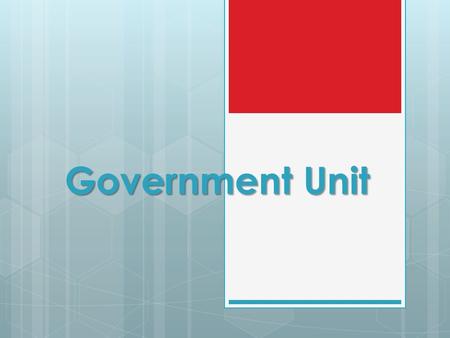 Government Unit.