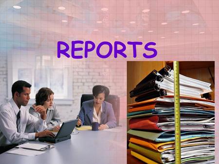 report writing presentation