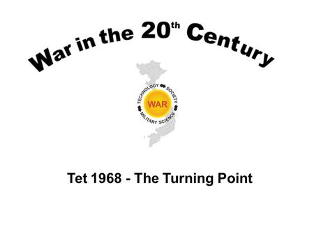 Tet 1968 - The Turning Point. Lesson Objectives Understand and summarize the military and domestic political situation on the Vietnam War in January 1968.