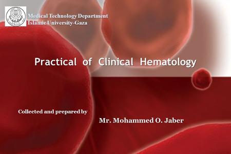 Practical of Clinical Hematology