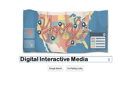 Digital Interactive Media.  Digital Interactive Media: new media revolution; brought on by incredible achievements in technology.  It is the fastest-growing.
