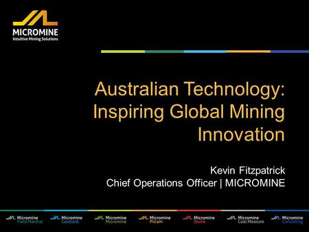 Australian Technology: Inspiring Global Mining Innovation