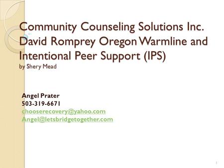 Community Counseling Solutions Inc