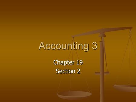 Accounting 3 Chapter 19 Section 2. Cash Receipts Journal This is a special journal used to record only cash receipt transactions. This is a special journal.