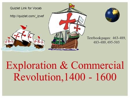 Exploration & Commercial Revolution,