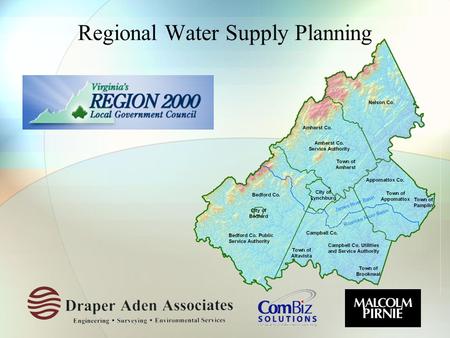 Regional Water Supply Planning. Background  Legislative history  Benefits of regional planning  Regulatory requirements  Existing water source information.