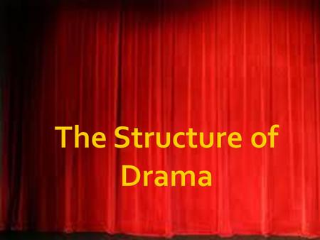  Drama, brought to life by the actors; expressed through the mediums of color, light, and movement against the background of stage and scenery; and unified.