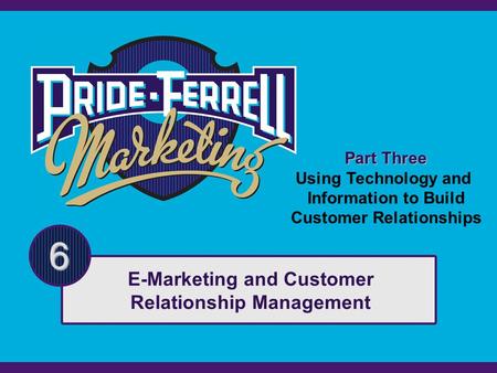 E-Marketing and Customer Relationship Management