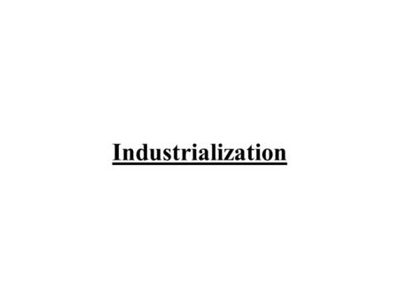 Industrialization. 8.1A: Identify the major eras and events in U.S. history through 1877, including reform movements, sectionalism, and describe their.