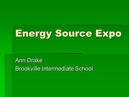 Ann Drake Brookville Intermediate School