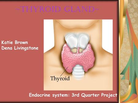 ~Thyroid Gland~ Katie Brown Dena Livingstone