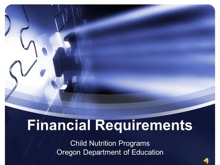 Financial Requirements Child Nutrition Programs Oregon Department of Education.