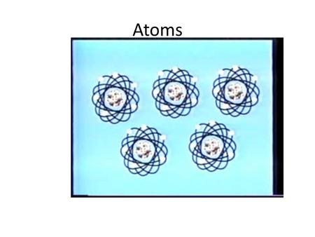 Atoms. Particles of an Atom Atom: smallest amount of an element ParticleRelative Mass ChargeLocationOther Info Proton 2000 + nucleusIdentifies the element.