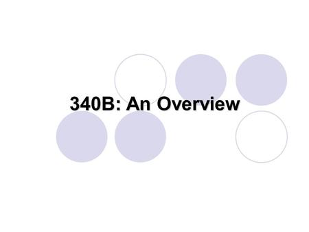 340B: An Overview.