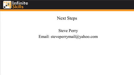 Next Steps Steve Perry