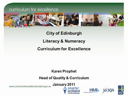 Curriculum for Excellence Head of Quality & Curriculum