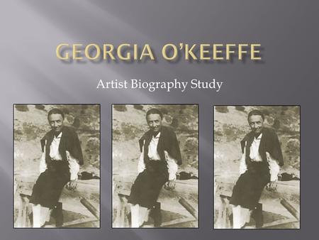 Artist Biography Study