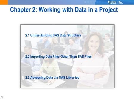 Chapter 2: Working with Data in a Project