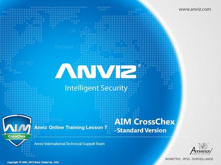 AIM CrossChex -Standard Version Anviz Online Training Lesson 7